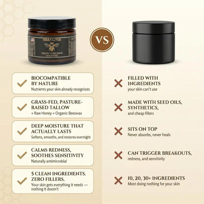 Grass-Fed Tallow Honey Balm