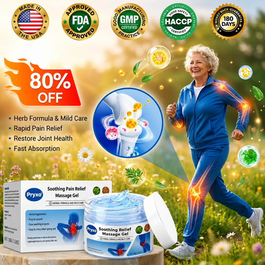 🔥Instant Pain Relief🔥Pryxo® Joint Relief Gel – Natural Herbal Ointment Wellness
