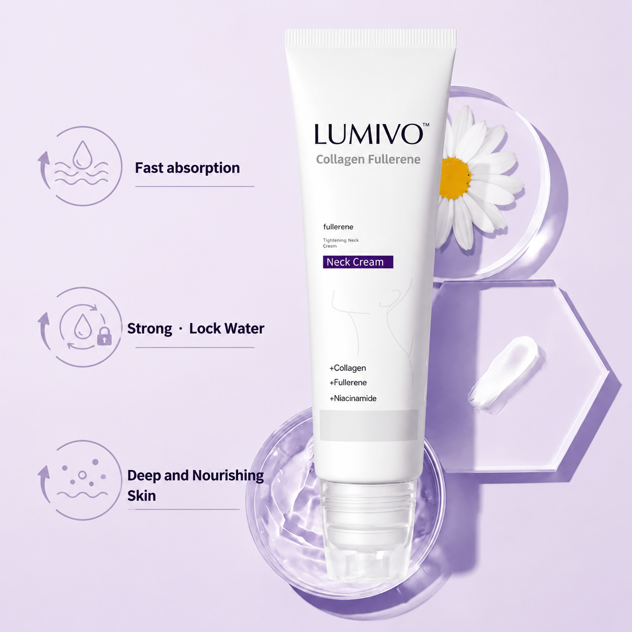 ✨ Instant Neck Lift Cream  — 🧴 Infused with Retinol & Hyaluronic Acid | Firms the Neck, Reduces Wrinkles & Double Chin